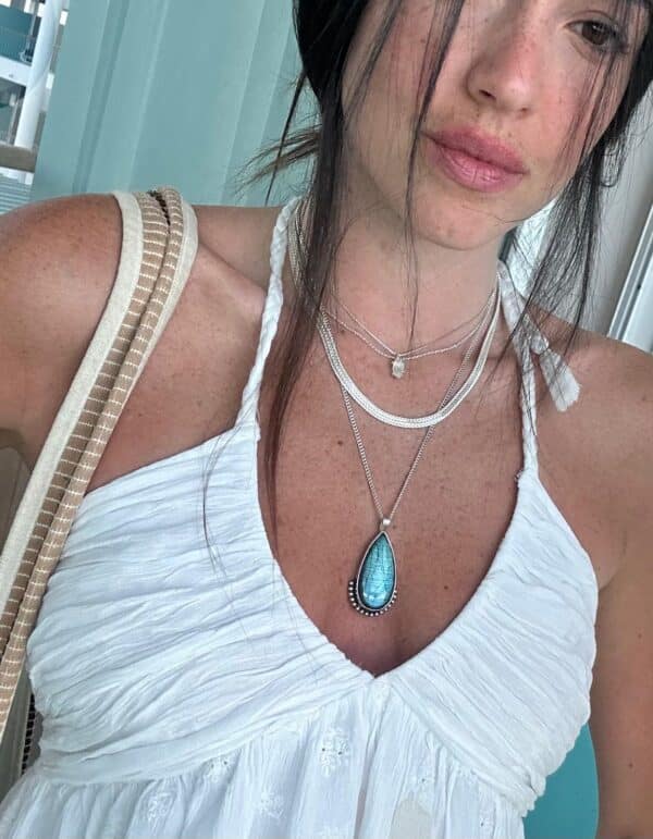 YARA LABRADORITE NECKLACE