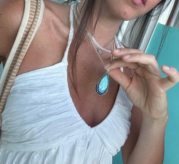 ⁦YARA LABRADORITE NECKLACE⁩ – תמונה ⁦2⁩