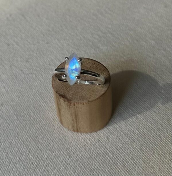 MINI MOONSTONE MARQUISE RING